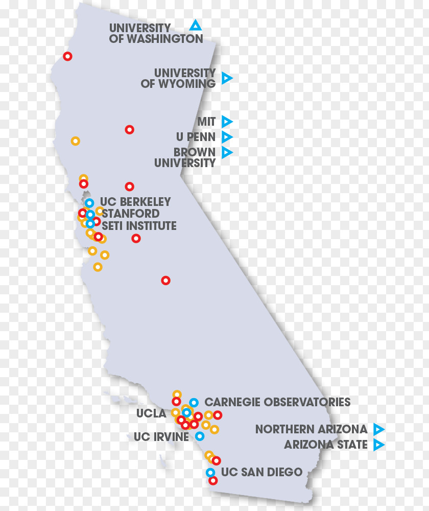 Map University Of California, Irvine California State Polytechnic University, Pomona Stanford PNG