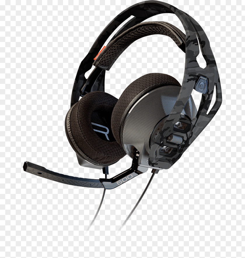 Microphone Plantronics RIG 500HS 500HX Headset PNG