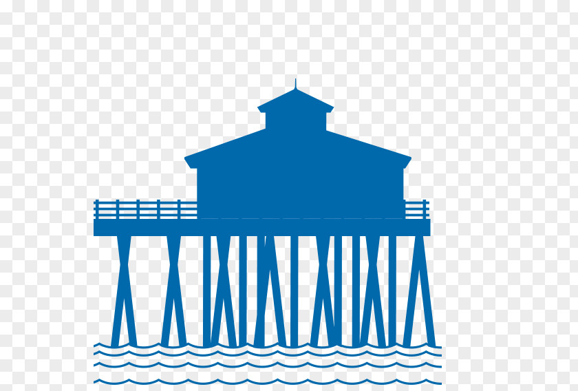 Myrtle Pier Drawing Clip Art PNG