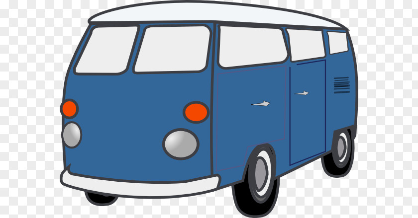 Nucleus Cliparts Minivan Volkswagen Type 2 Caddy Clip Art PNG