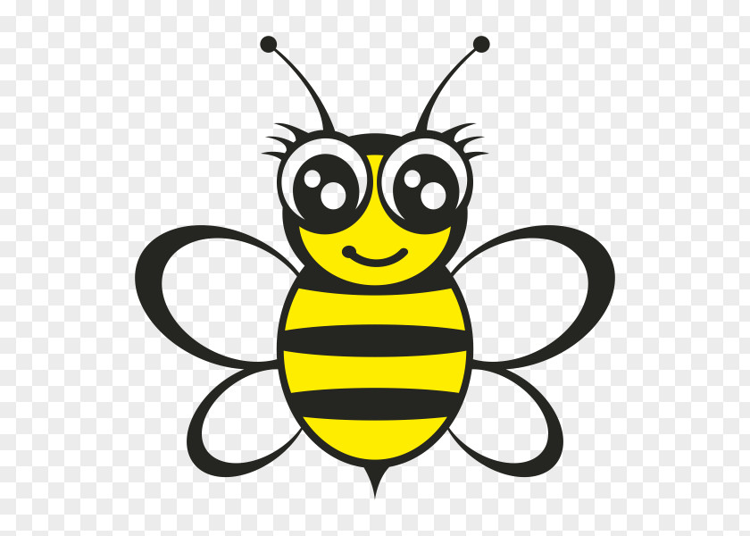 Yellow Honey Bumblebee Logo Cdr PNG
