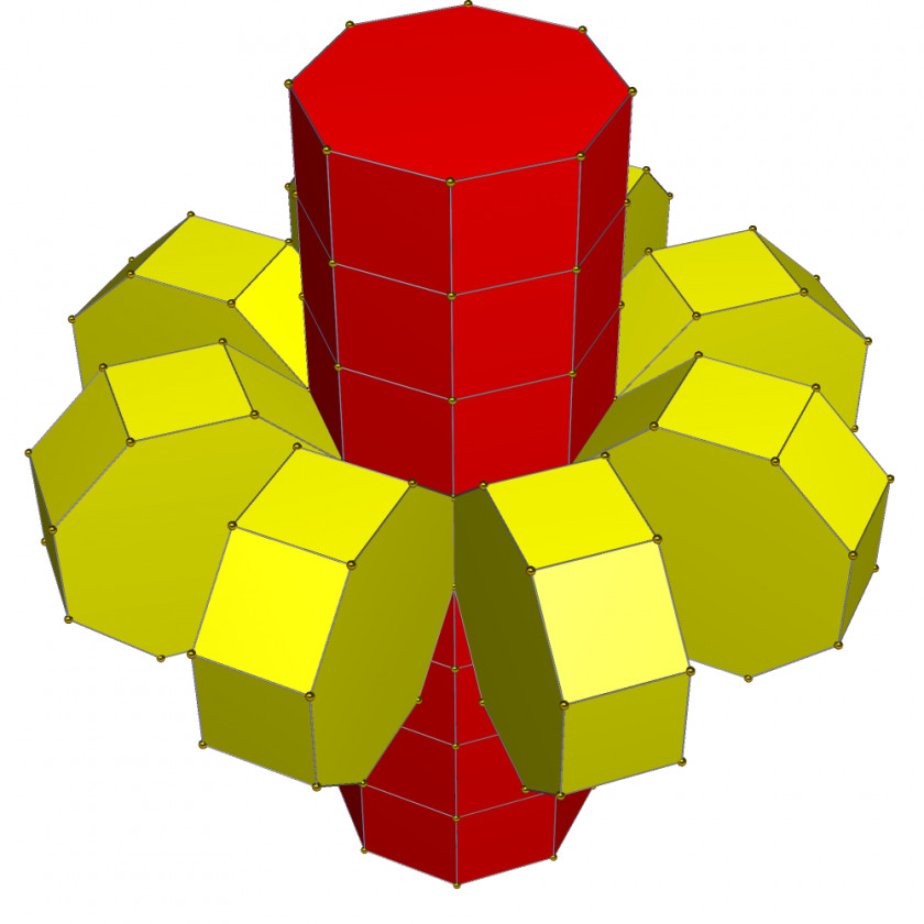 8-8 Duoprism 4-polytope Octagon Geometry PNG