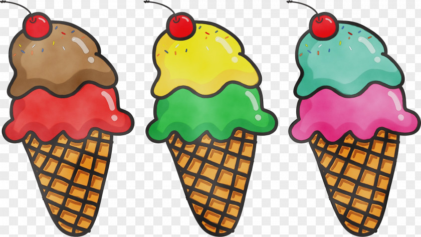 American Food Cake Decorating Supply Ice Cream Cone Background PNG