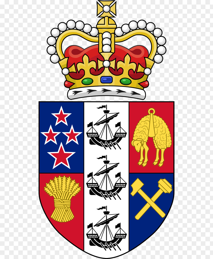 Australia Realm Of New Zealand Governor-General Coat Arms PNG