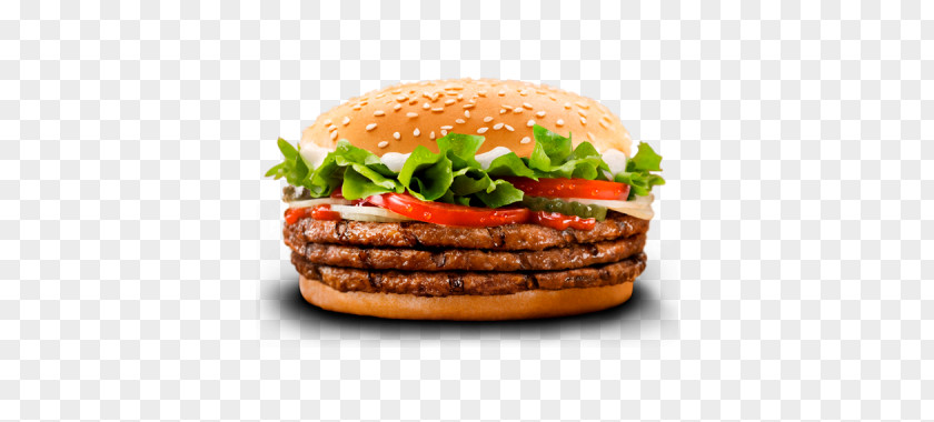 Burger King Whopper Hamburger Cheeseburger Fast Food PNG