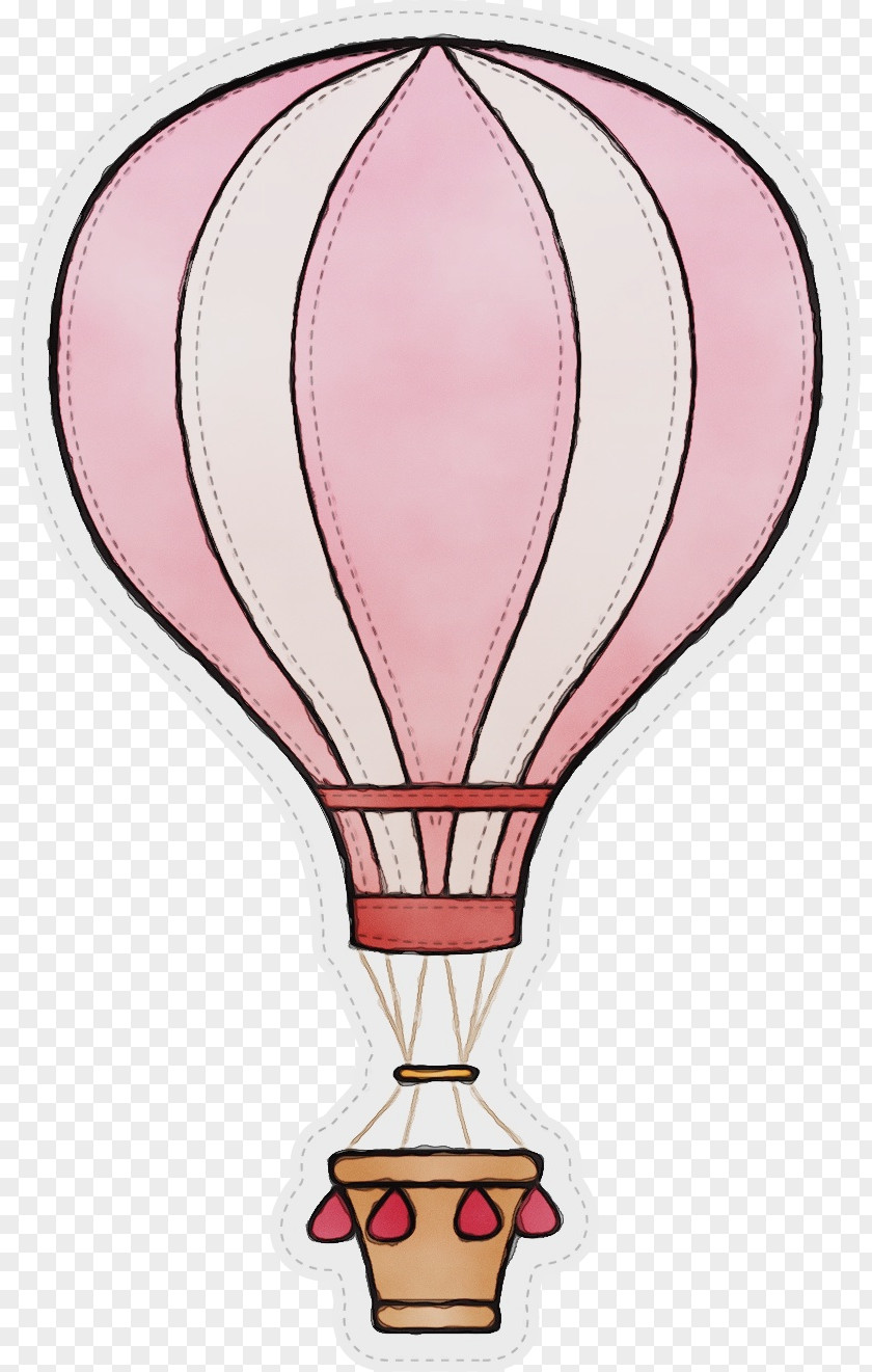 Hot Air Ballooning Vehicle Balloon Watercolor PNG