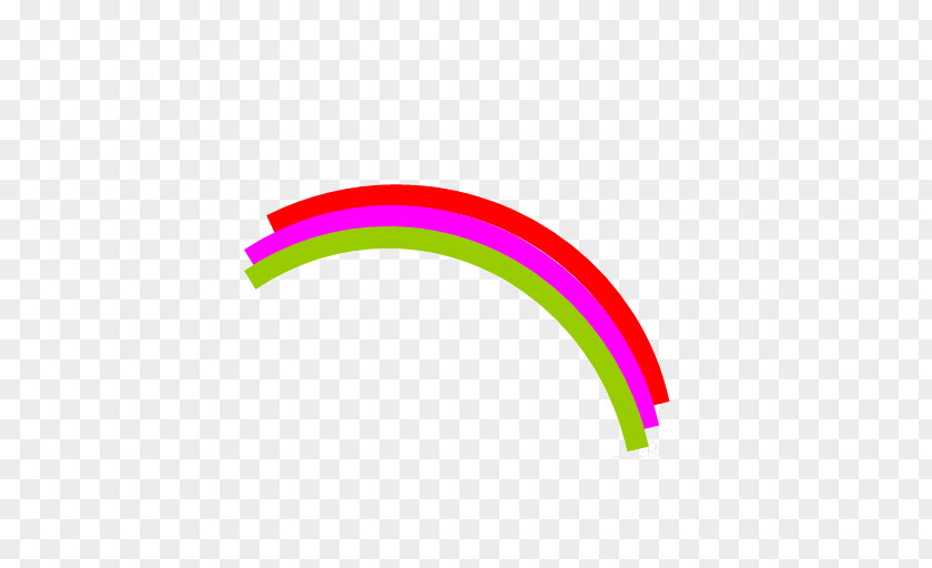 Rainbow Pattern Arc Icon PNG