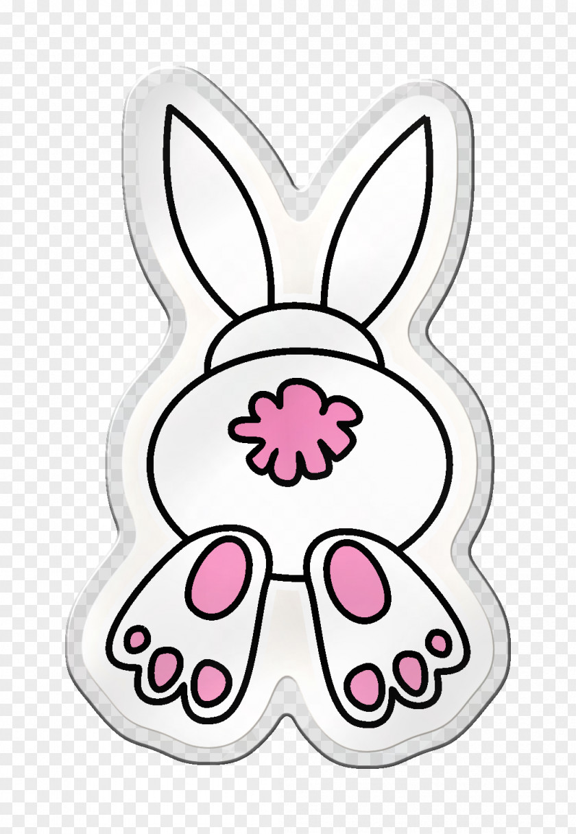 Easter Bunny Rabbit Paper Message PNG