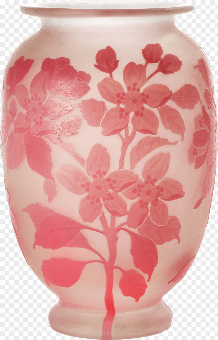 Glass Vase Kosta, Sweden Orrefors Art Nouveau PNG