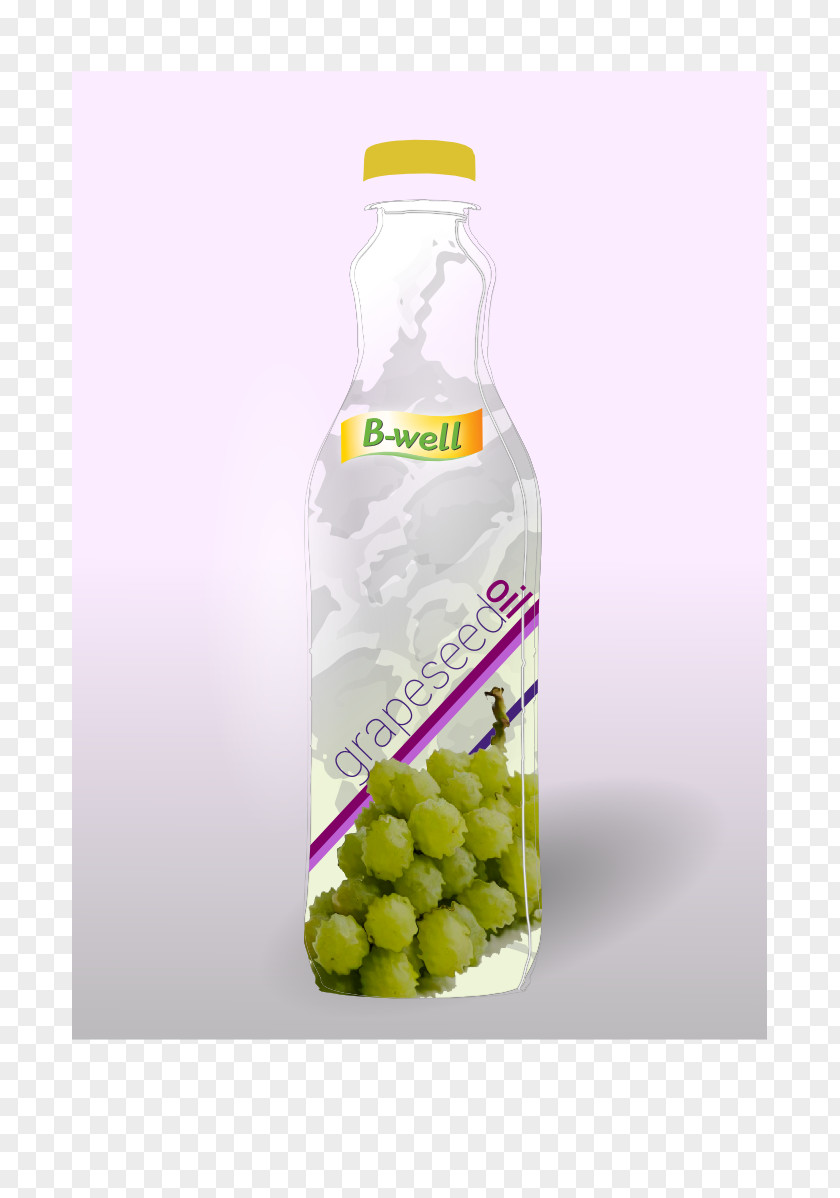 Grapeseed Oil Glass Bottle Liquid Water PNG