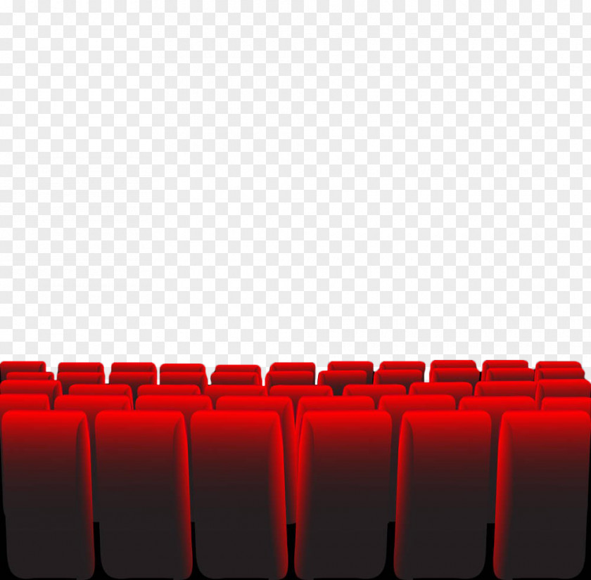 Red Hand-painted Grandstand Seat Wallpaper PNG