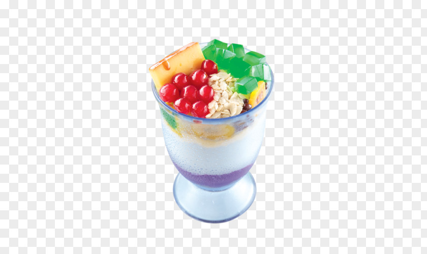 White Halo Sundae Halo-halo Ice Cream Parfait Milk PNG