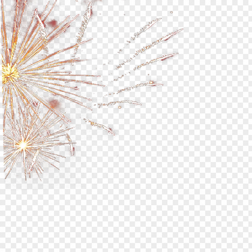 Golden Fireworks Picture Material Adobe Gold PNG