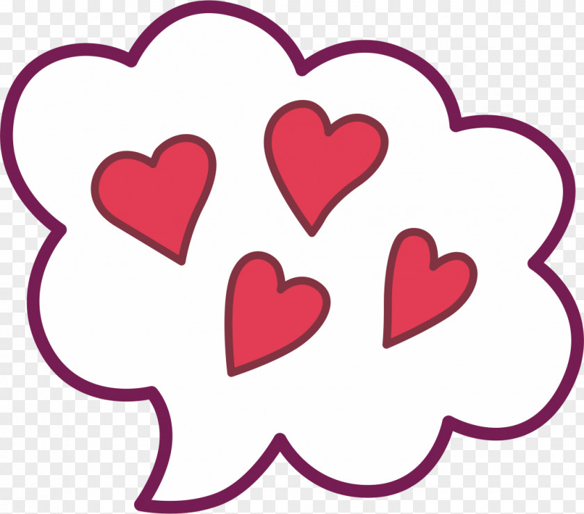 Heart Dialog Speech Balloon Cartoon PNG