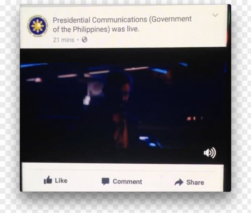 Rodrigo Duterte Display Device Font Video Screenshot Electronics PNG