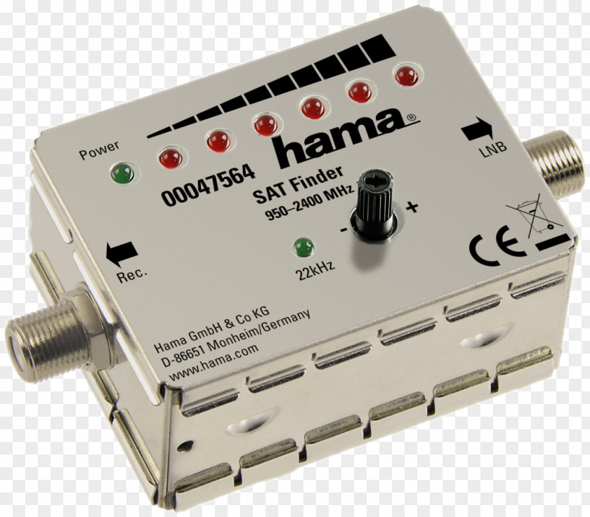 Satellite Signal Metre, Metre Aerials Display DeviceSatellite Finder Hama PNG