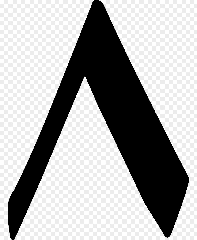 Triangle White Font PNG