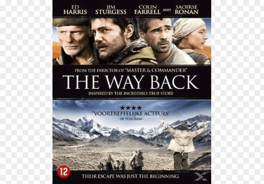 Youtube Colin Farrell The Way Back Film YouTube DVD PNG