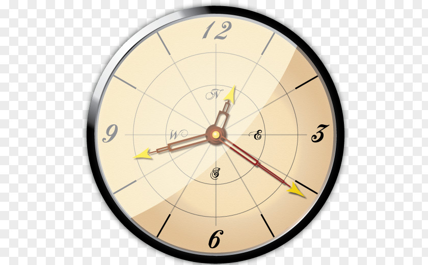 Clock Circle Line PNG