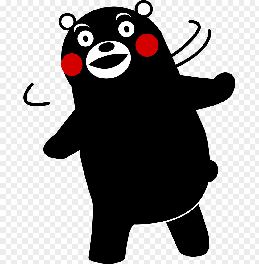 Kumamon Square Bear No Character PNG