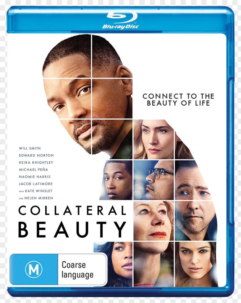 Will Smith Kate Winslet Collateral Beauty Blu-ray Disc DVD PNG
