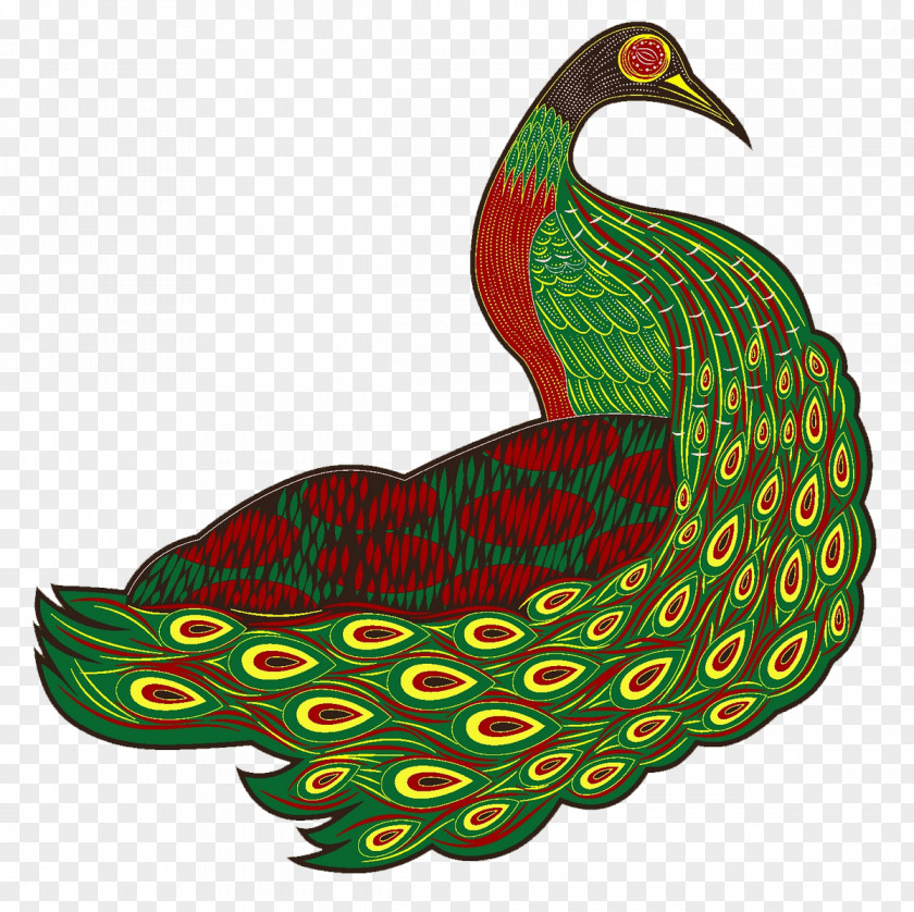 Animal Peacock Material African Elephant Peafowl PNG
