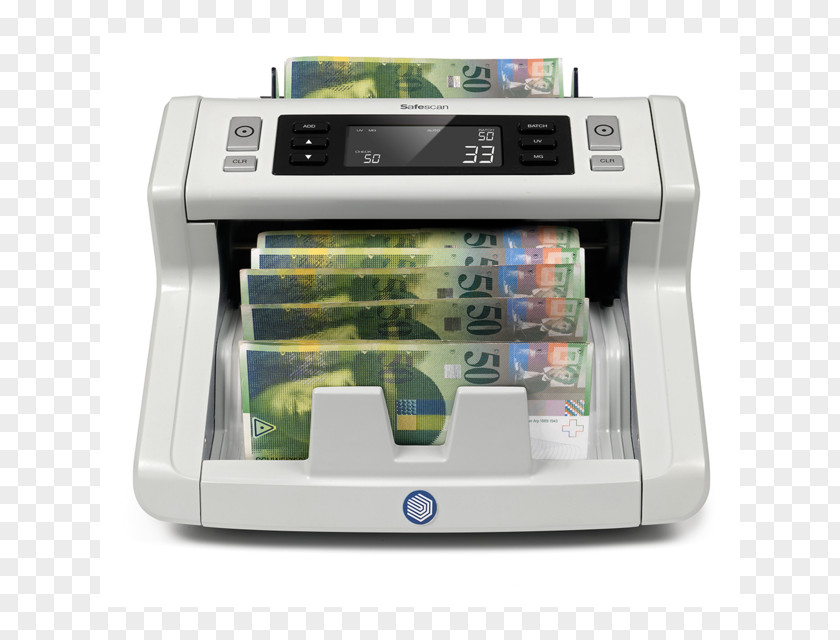 Banknote Currency-counting Machine Safescan TP-230 Paper Money PNG