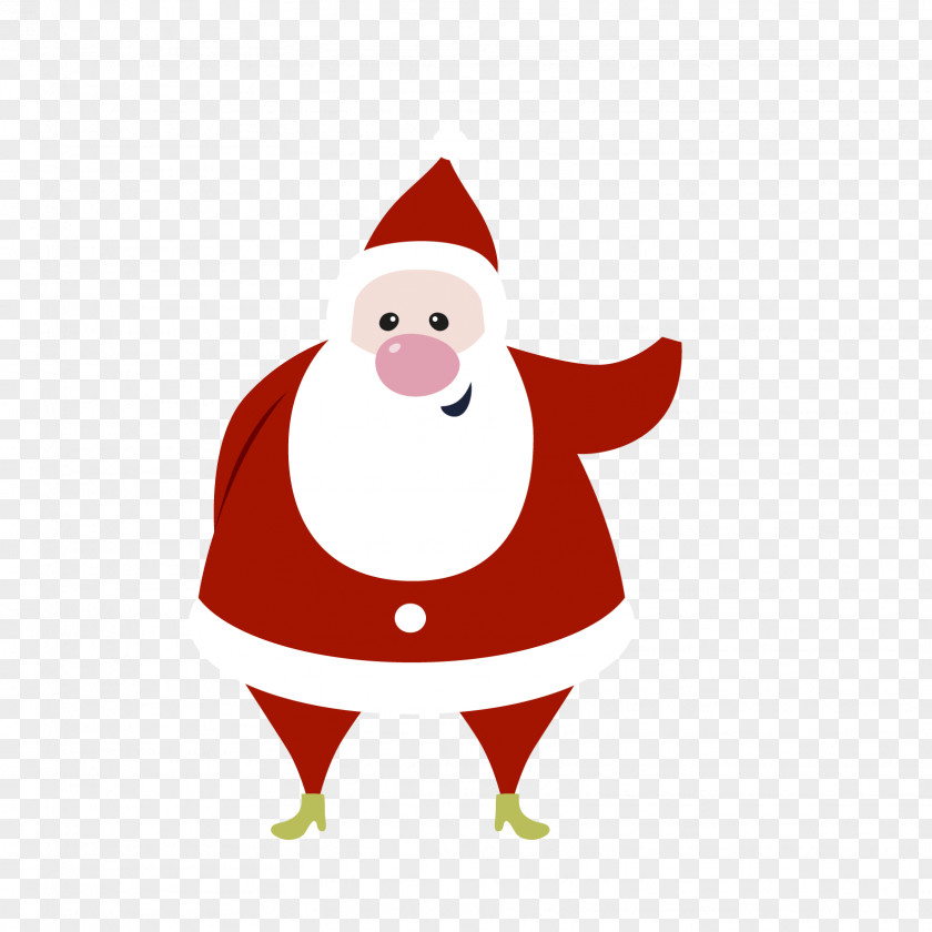 Cartoon Santa Vector Pxe8re Noxebl Claus Christmas Euclidean PNG