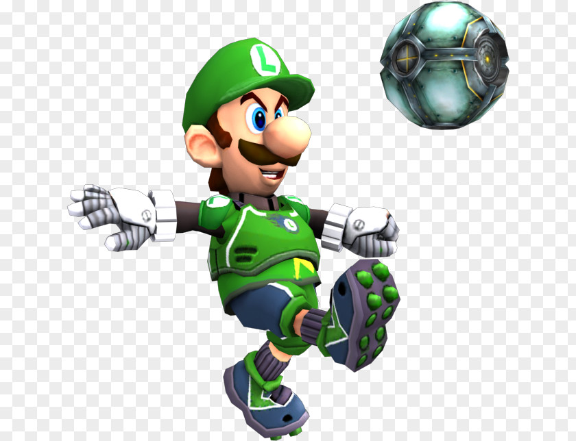 Luigi Mario Strikers Charged Super & Luigi: Superstar Saga PNG