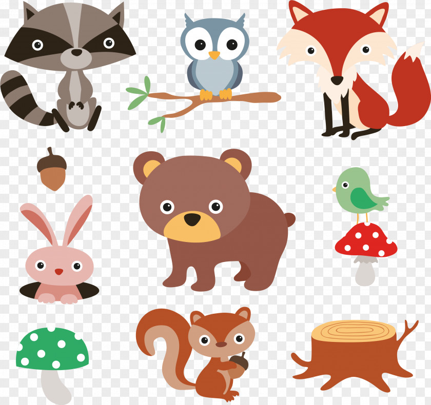 Raccoon Cartoon Fictional Character Vector Graphics Clip Art Animal Squirrel PNG