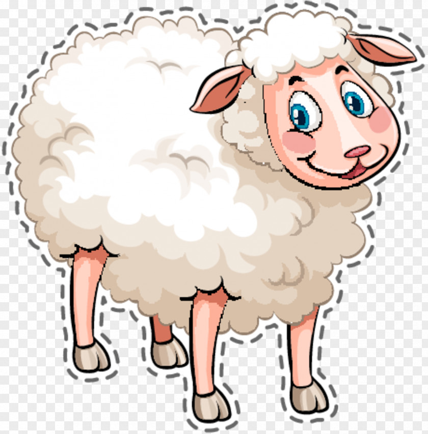 Sheep Clip Art Illustration Human Behavior Cartoon PNG
