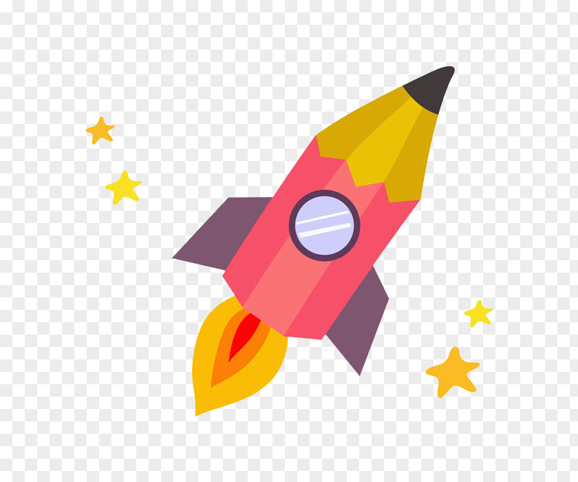 Color Rocket PNG