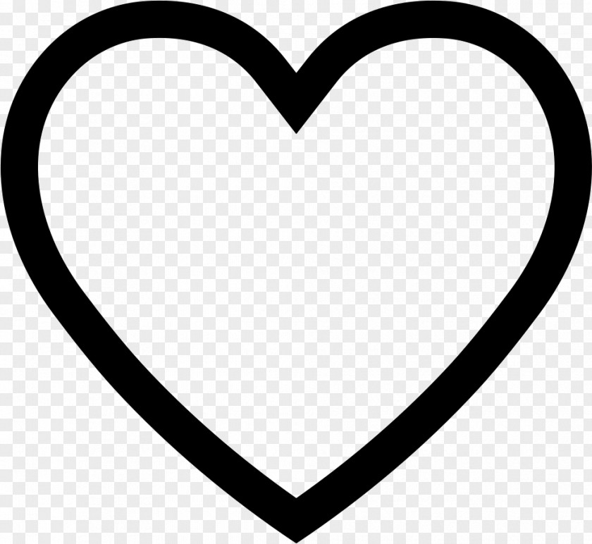 Heart Border Shape Symbol PNG