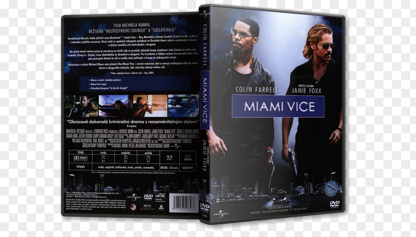 Miami Vice Cinema DVD Multimedia Edition PNG