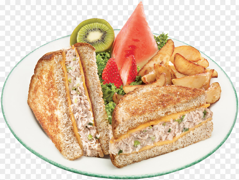 Sandwiches Breakfast Sandwich Tuna Fish Melt Croque-monsieur PNG