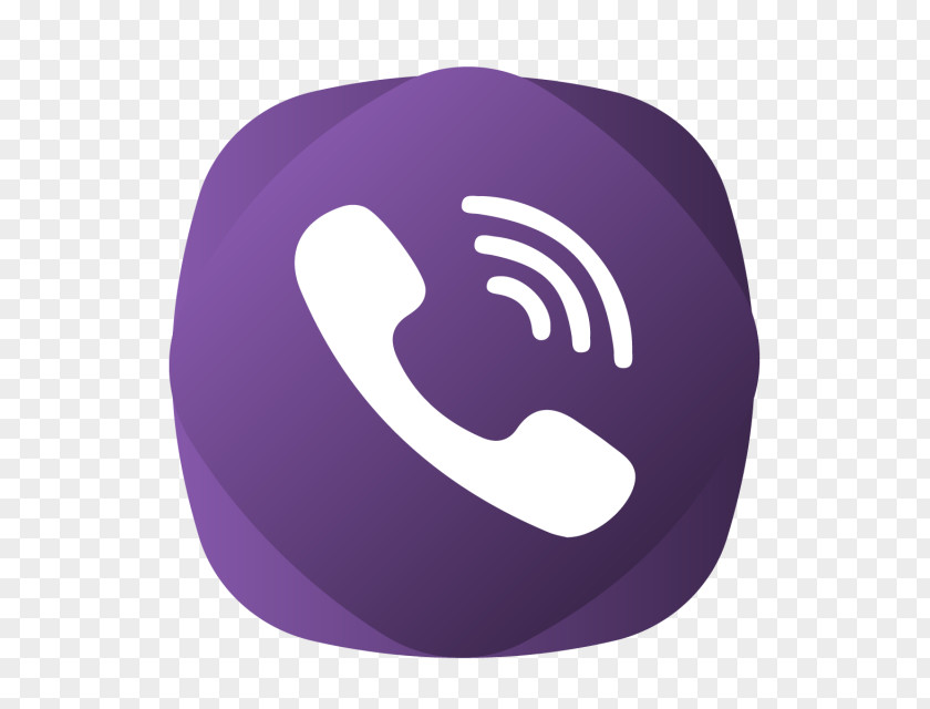 Viber Telephone Call Icon Design PNG
