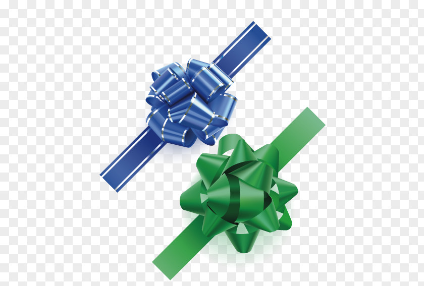 Blue Flower Green Packaging Christmas Decoration Clip Art PNG