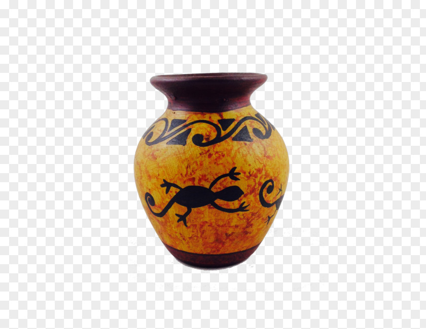 Bottle Gourd Vase Ceramic Pottery Mud Clay PNG