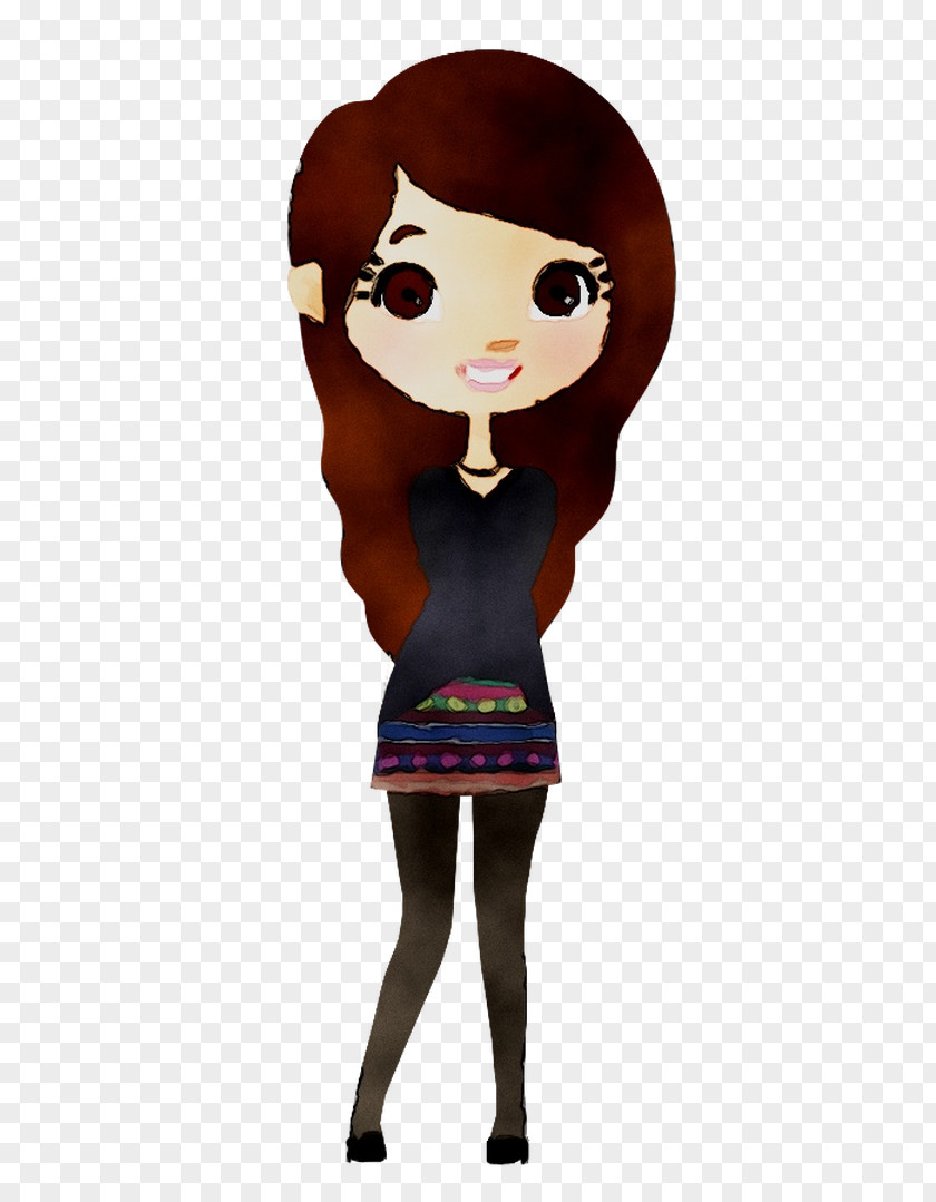 Brown Hair Character Cartoon Fiction PNG