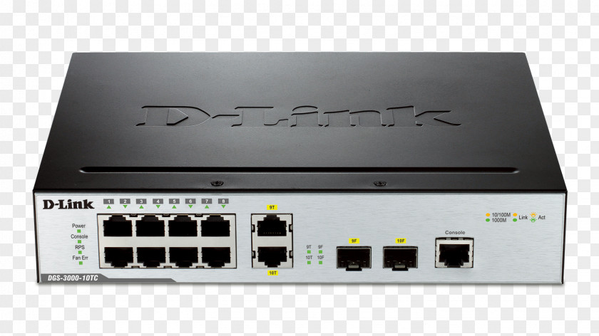 Network Switch Ethernet Hub Gigabit Port Power Over PNG