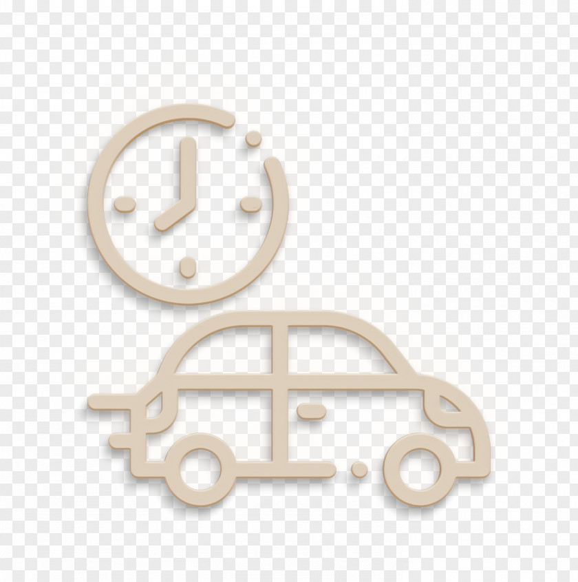 Time Icon Travel Car PNG