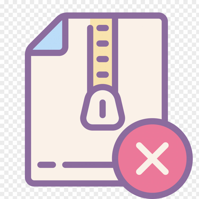 Delete Image Icon Archive File Download PNG