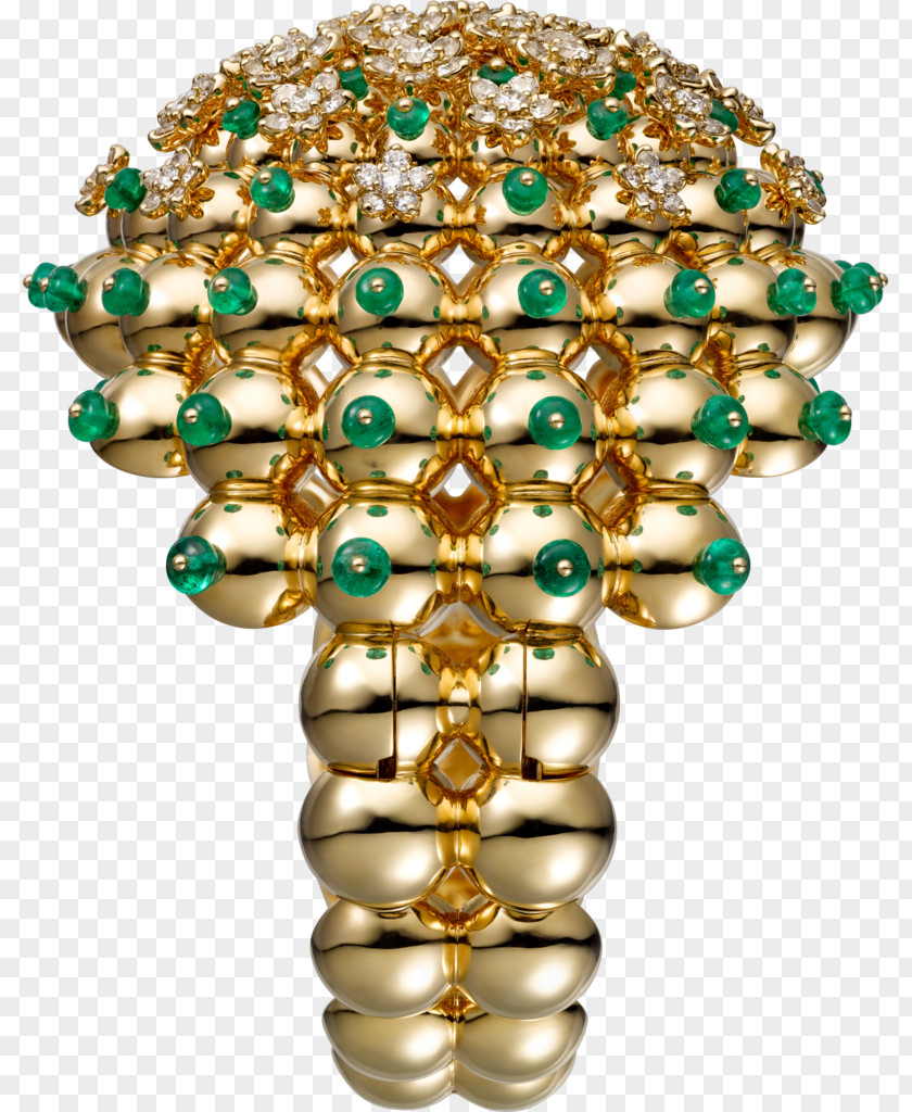 Emerald Gold Turquoise Body Jewellery PNG