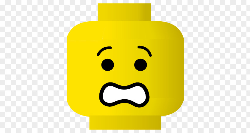 Scared People Pictures Lego Minifigure Toy Block Smiley Clip Art PNG