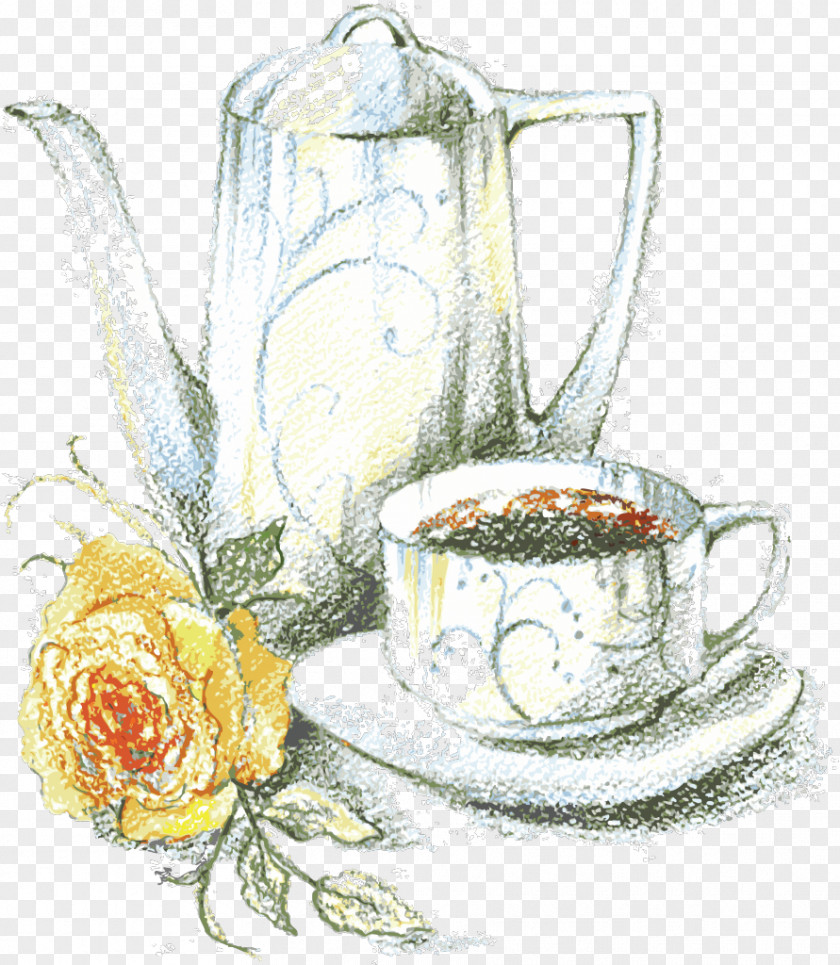 Tea Watercolor Coffee Drawing PNG