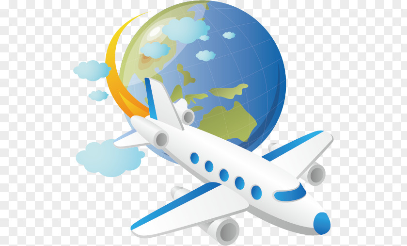 Vector Science And Technology Aircraft Airplane Flight Directory Of Shipping Services Air Cargo Logistics PNG