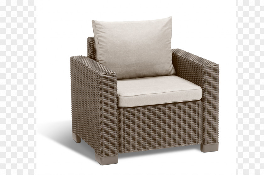 Armchair Table Furniture Chair Cushion Wicker PNG