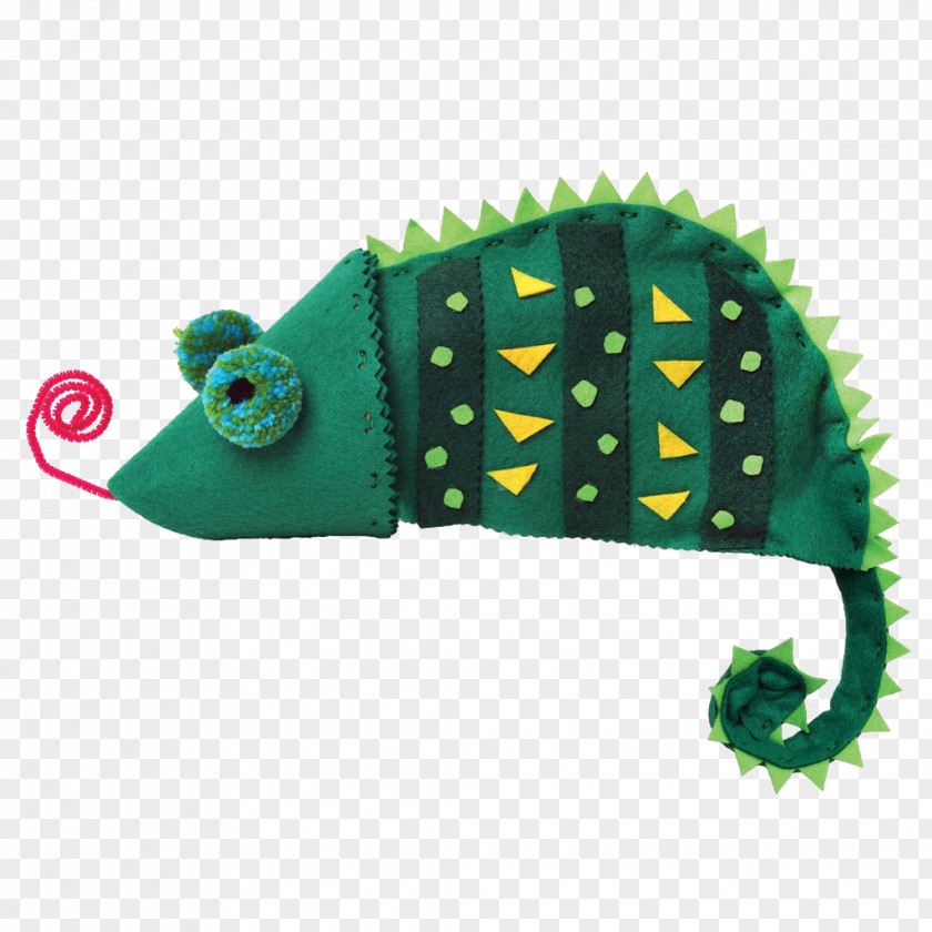 Chameleon Manual Eeboo Chameleons Waste Recycling Felt PNG