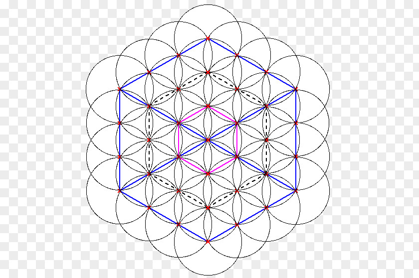 Sacred Geometry יש מאין Overlapping Circles Grid .de Symmetry PNG