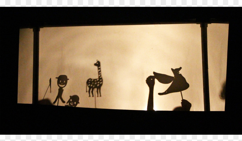 Silhouette Shadow Play Theatre Drawing PNG
